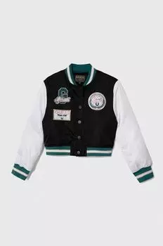 Детская куртка-бомбер Guess, черный
