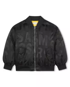 Детская куртка-бомбер на молнии Marc Jacobs, черный