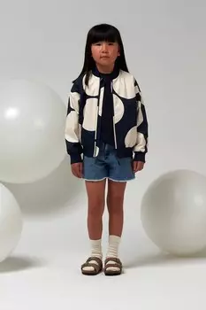 Детская куртка-бомбер PIG OUT Gosoaky, темно-синий