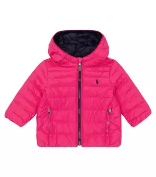 Детская куртка-бомбер Polo Ralph Lauren Kids, розовый