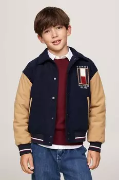 Детская куртка-бомбер Tommy Hilfiger, бежевый
