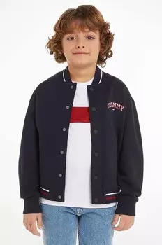 Детская куртка-бомбер Tommy Hilfiger, темно-синий