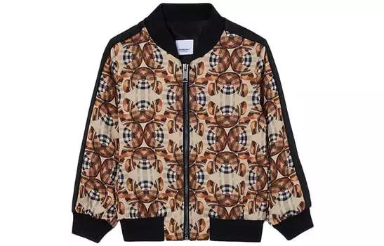 Детская куртка Burberry, цвет Brown