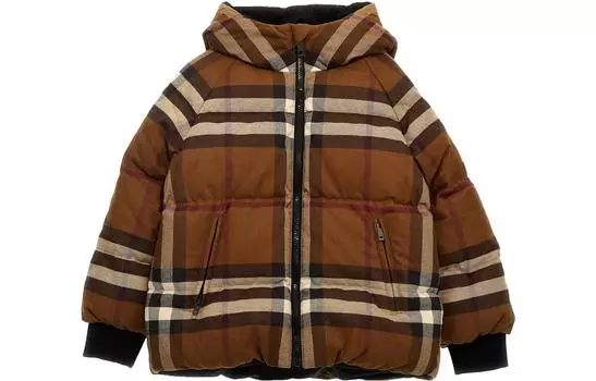 Детская куртка Burberry, цвет Brown