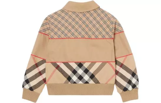 Детская куртка Burberry, цвет Camel
