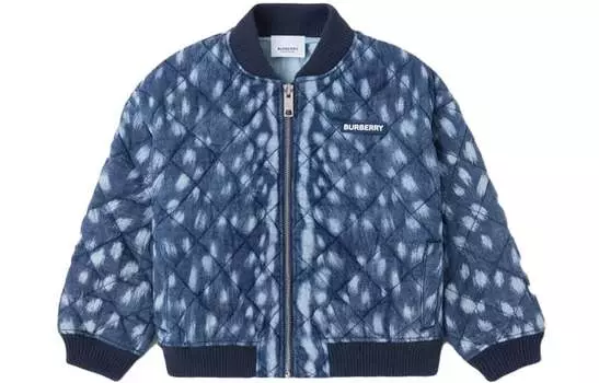 Детская куртка Burberry, цвет Indigo