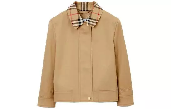 Детская куртка Burberry, цвет Khaki