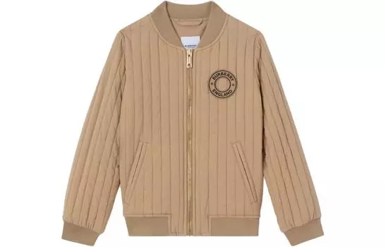 Детская куртка Burberry, цвет Khaki