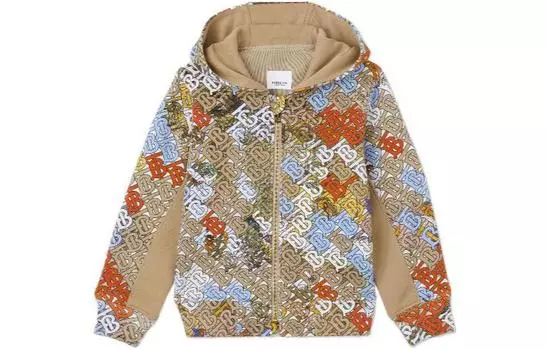 Детская куртка Burberry, цвет Khaki