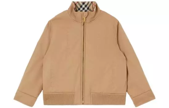 Детская куртка Burberry, цвет Light Beige