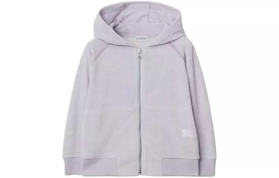 Детская куртка Burberry, цвет Light lilac purple