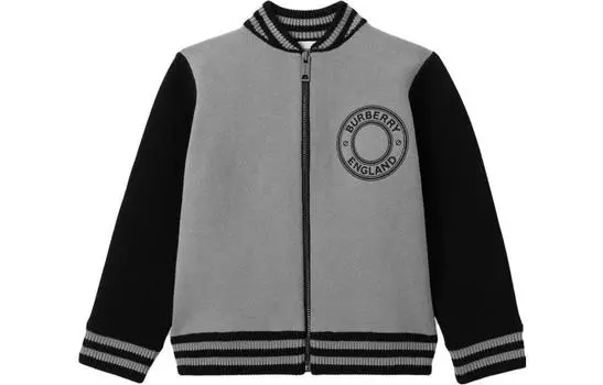 Детская куртка Burberry, цвет Mist Gray