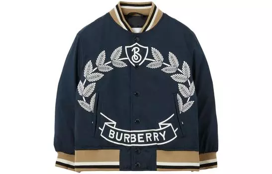 Детская куртка Burberry, цвет Navy