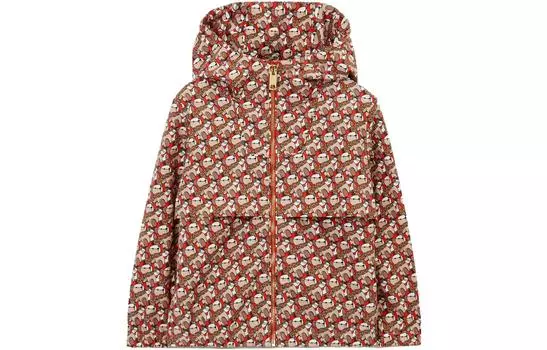 Детская куртка Burberry, цвет Orange