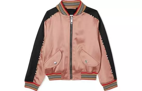 Детская куртка Burberry, цвет Pink