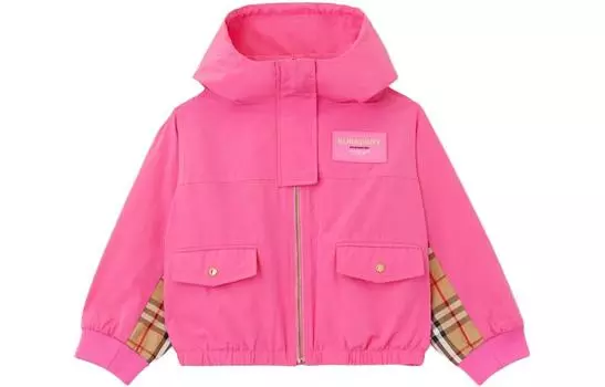 Детская куртка Burberry, цвет Pink