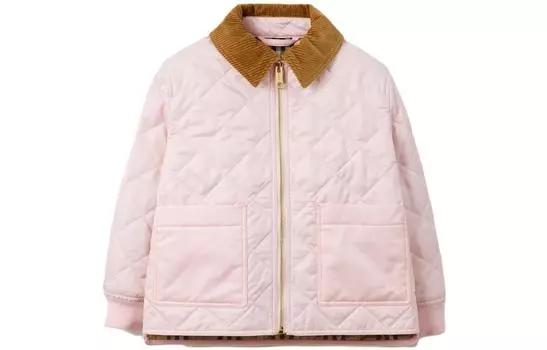 Детская куртка Burberry, цвет Pink