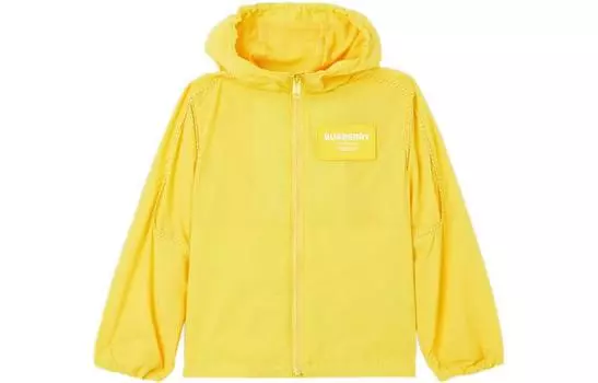 Детская куртка Burberry, цвет Sour yellow