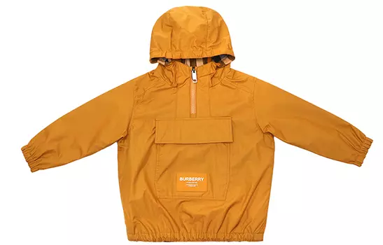 Детская куртка Burberry, цвет Yellow