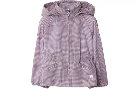 Детская куртка Burberry, светло-фиолетовый