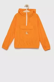 Детская куртка Calvin Klein Jeans, оранжевый