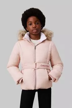 Детская куртка Calvin Klein Jeans, розовый
