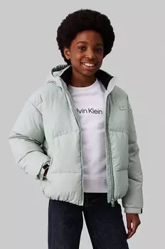 Детская куртка Calvin Klein Jeans, зеленый