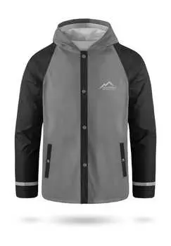 Детская куртка-дождевик teelin Normani, серый