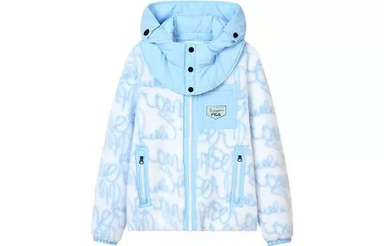 Детская куртка ФИЛА FILA, цвет Blue with White Lettering