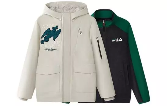 Детская куртка ФИЛА FILA, цвет Fog yarn gray