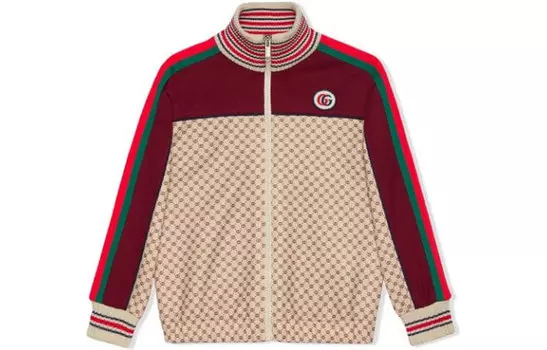 Куртка детская Gucci, бежевый / красный