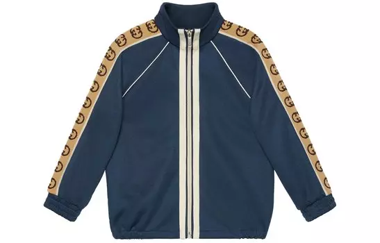 Куртка детская Gucci, синий / бежевый