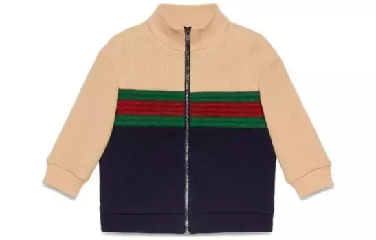 Детская куртка Gucci, синий/бежевый