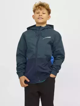 Детская куртка Jack & Jones для активного отдыха "JJERUSH BLOCKING HOOD", с капюшоном Jack & Jones Junior, цвет Magical Forest