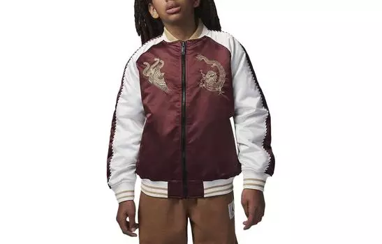 Детская куртка Jordan, цвет Dark Team Red