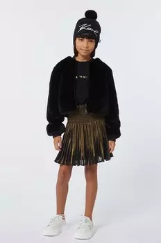 Детская куртка Карла Лагерфельда Karl Lagerfeld, черный