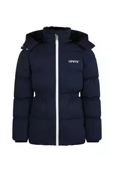 Детская куртка Levi's MIX MEDIA ДЛИНА БЕДРА ПУФ, синий