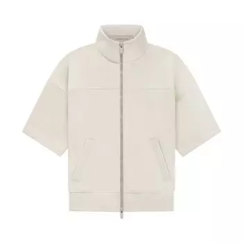 Детская куртка на молнии с короткими рукавами Fear of God Essentials, цвет Пшеница