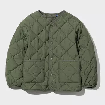 Детская куртка на молнии Uniqlo, оливковый