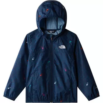 Детская куртка Never Stop с капюшоном и ветрозащитой The North Face, синий