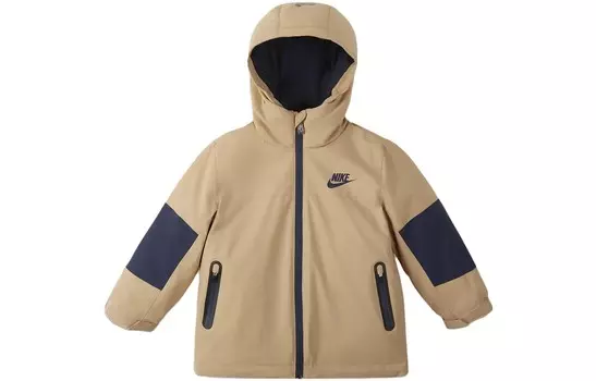Детская куртка Nike, цвет Beige/White
