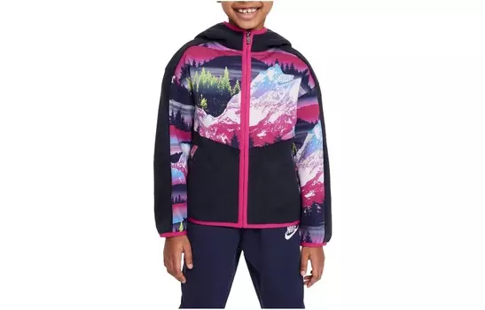 Детская куртка Nike, цвет Dark Blue Black