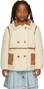 Детская куртка Off-White Chloe из искусственной овчины Stand Studio