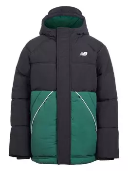 Детская куртка с капюшоном и логотипом New Balance New Balance Kids, черный