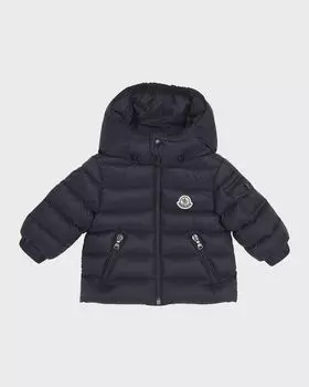 Детская куртка с нашивкой-логотипом Jules, размер 6M-3 Moncler, цвет Navy