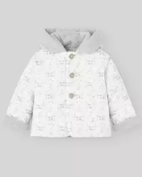 Детская куртка с принтом и капюшоном PAZ Rodrguez, серый