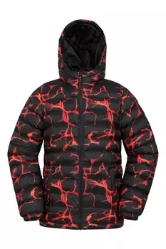 Детская куртка с принтом сезонов, водонепроницаемая Mountain Warehouse, голубой