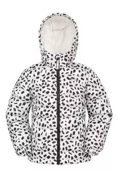 Детская куртка с принтом сезонов, водонепроницаемая Mountain Warehouse, черный