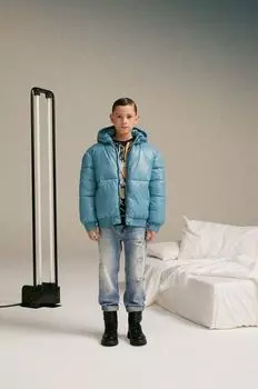 Детская куртка Sisley, бирюзовый