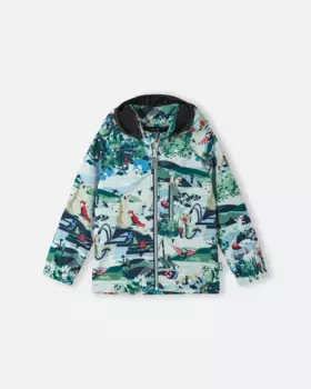 Детская куртка софтшелл Vantti Reima, цвет Green Clay